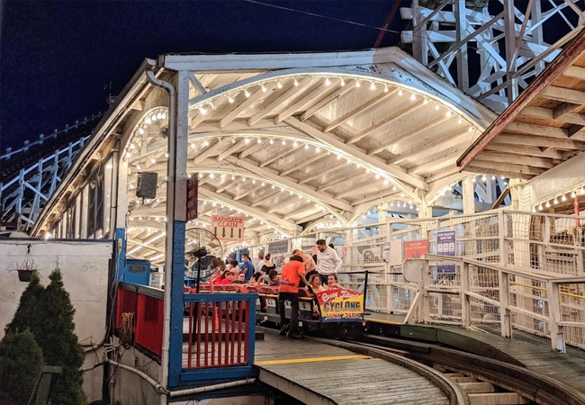 The Cyclone Roller Coaster Coney Island